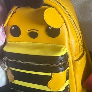 Loungefly Yellow and Black Bee Backpack